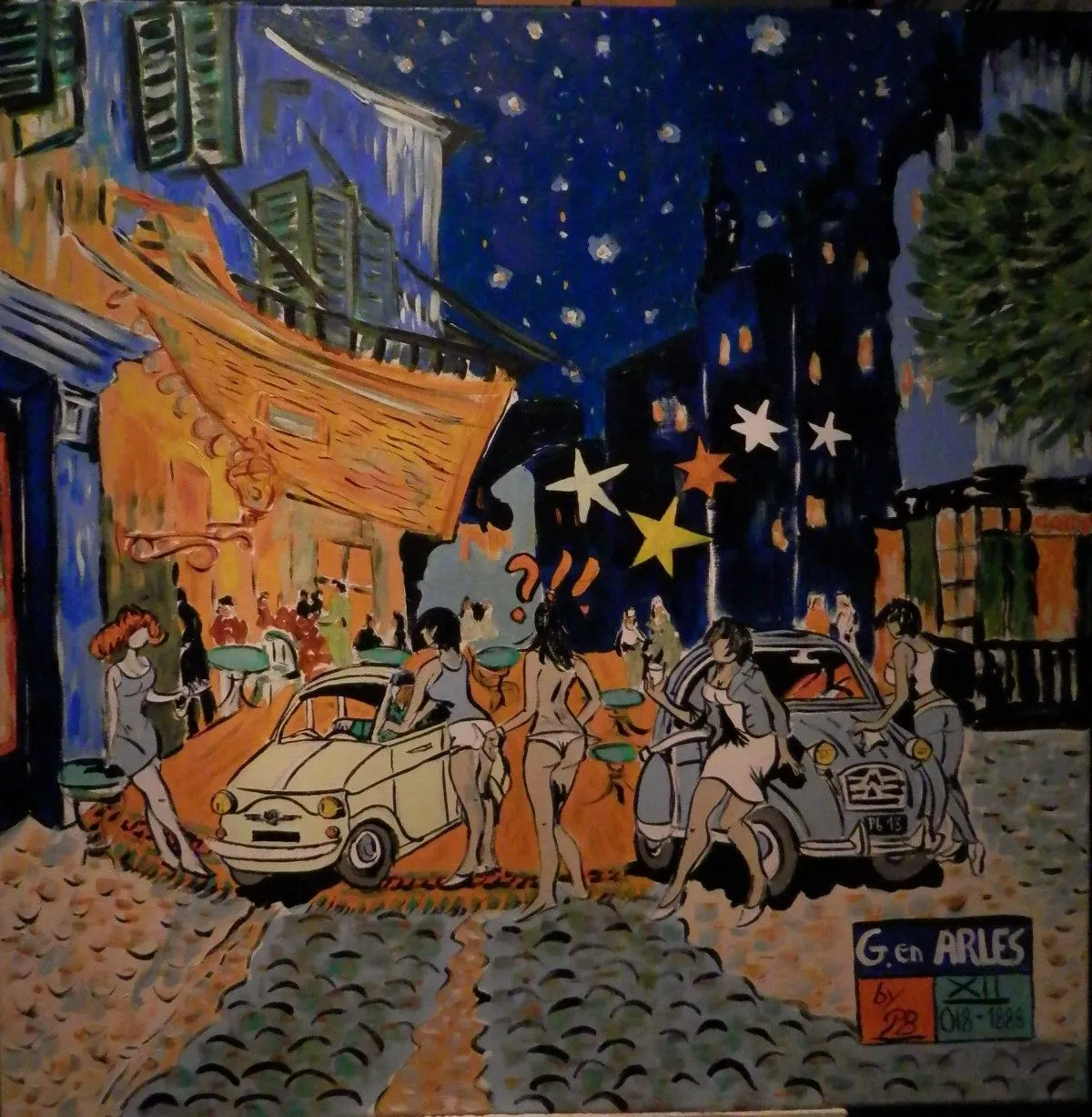 Girls en Arles, œuvre de Patrick Bergès