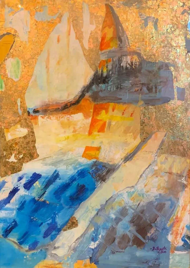The psychedelic portrait 2, œuvre de Dragos Botezat