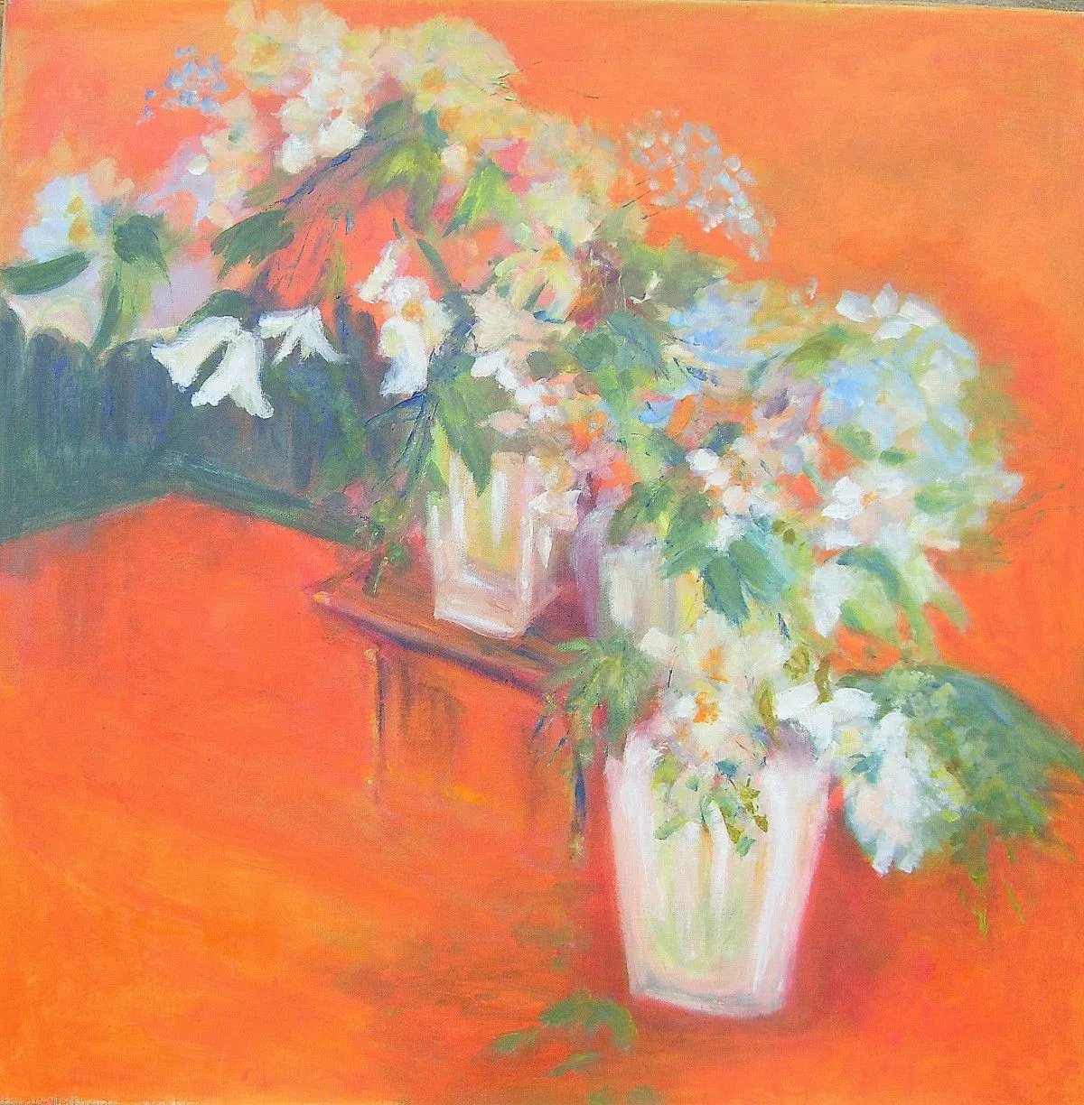 Flowers in Red 2, œuvre de Aase Lind