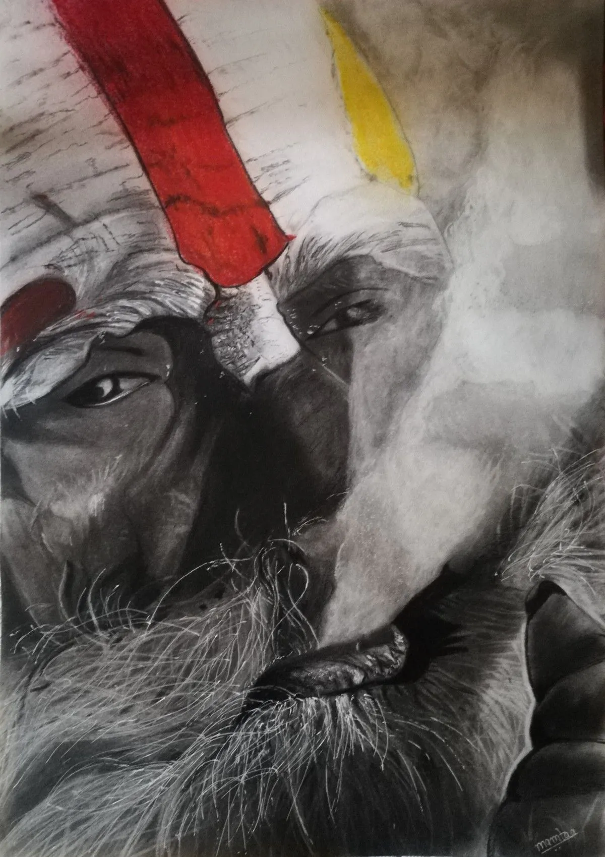 Kumbh 2019, artwork by Mamta Chaturvedi