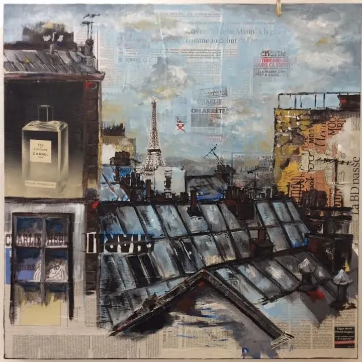 Paris, artwork by Renée Oconel