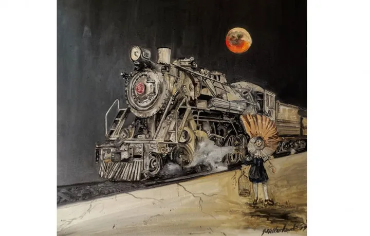 Hear my train, œuvre de Grant Netherlands