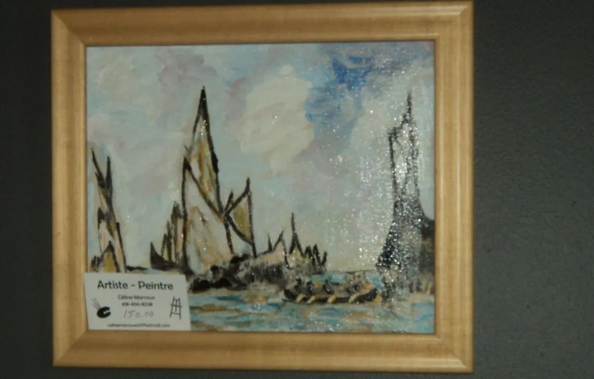 La flotte Anglaise, artwork by Céline Marcoux