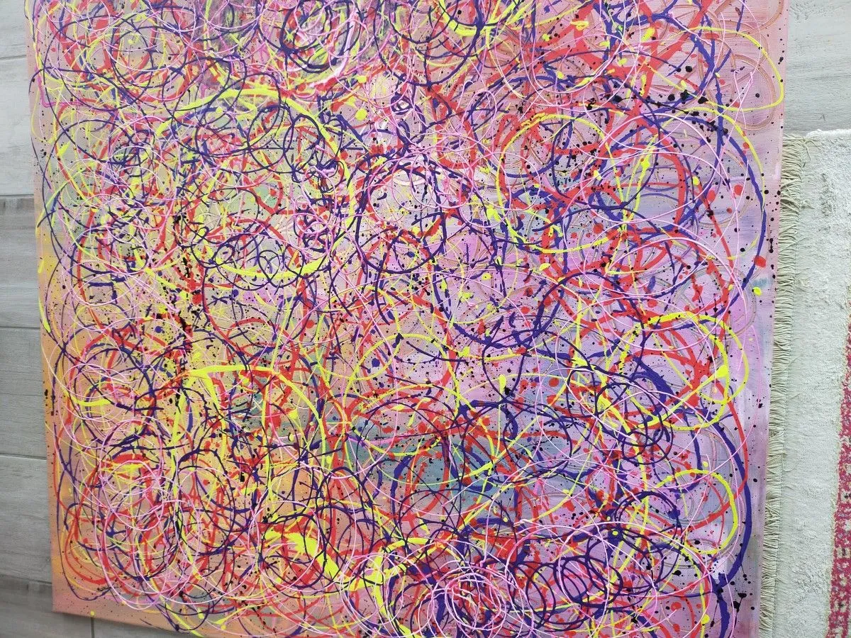 Un sac de noeuds ., œuvre de annick Ayoul