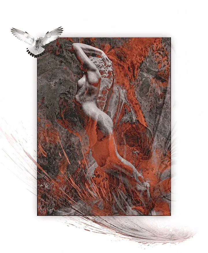 [Sculpture Series - The Amber Queen]   2017 -10168-5   50 x 60 cm, œuvre de Ali Aslan