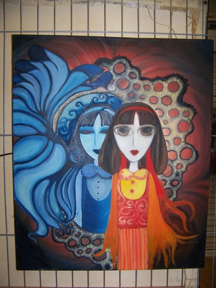 the dark mirror, œuvre de Angela Raia