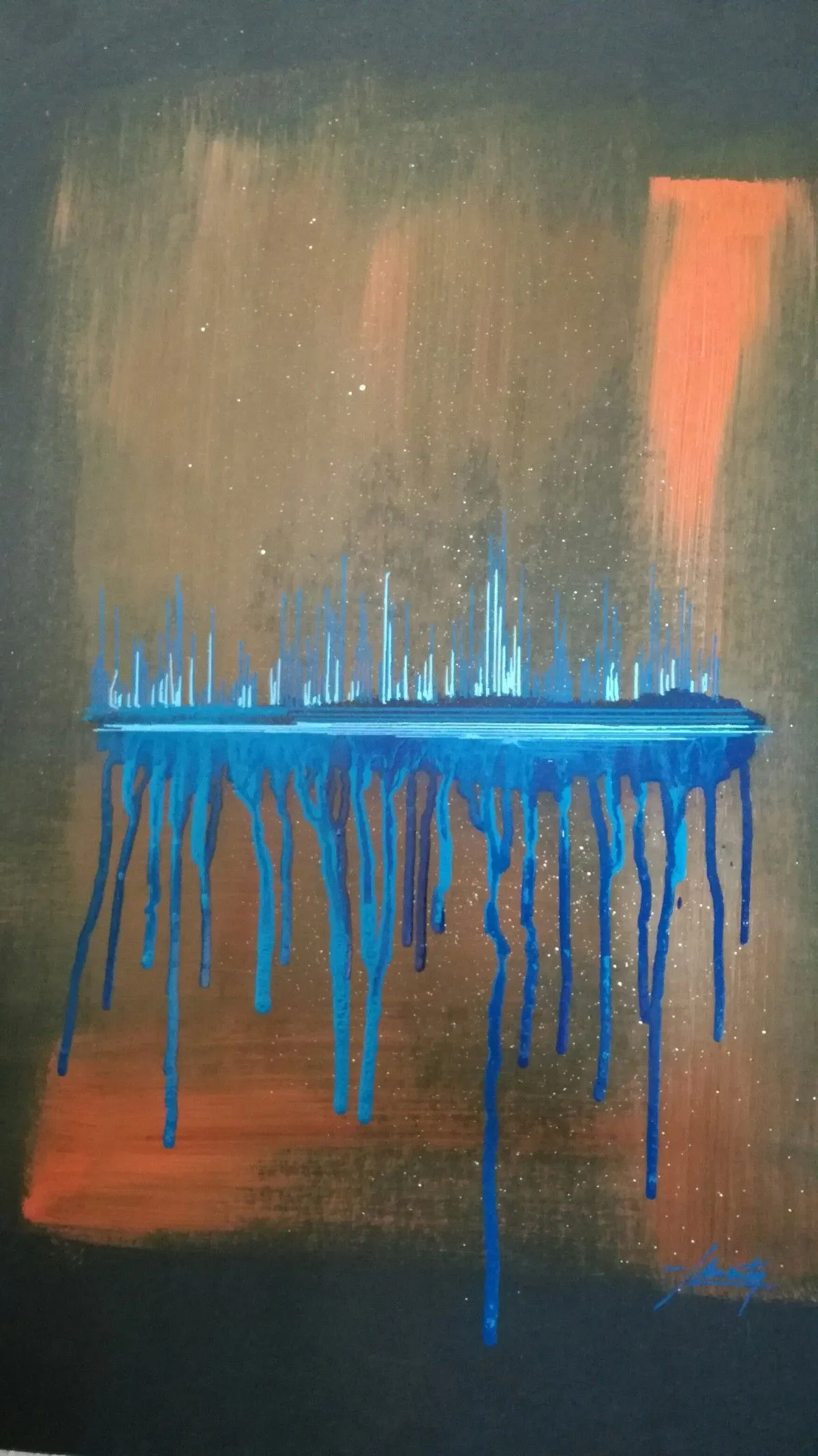 orange's  dream, artwork by Florence Marty