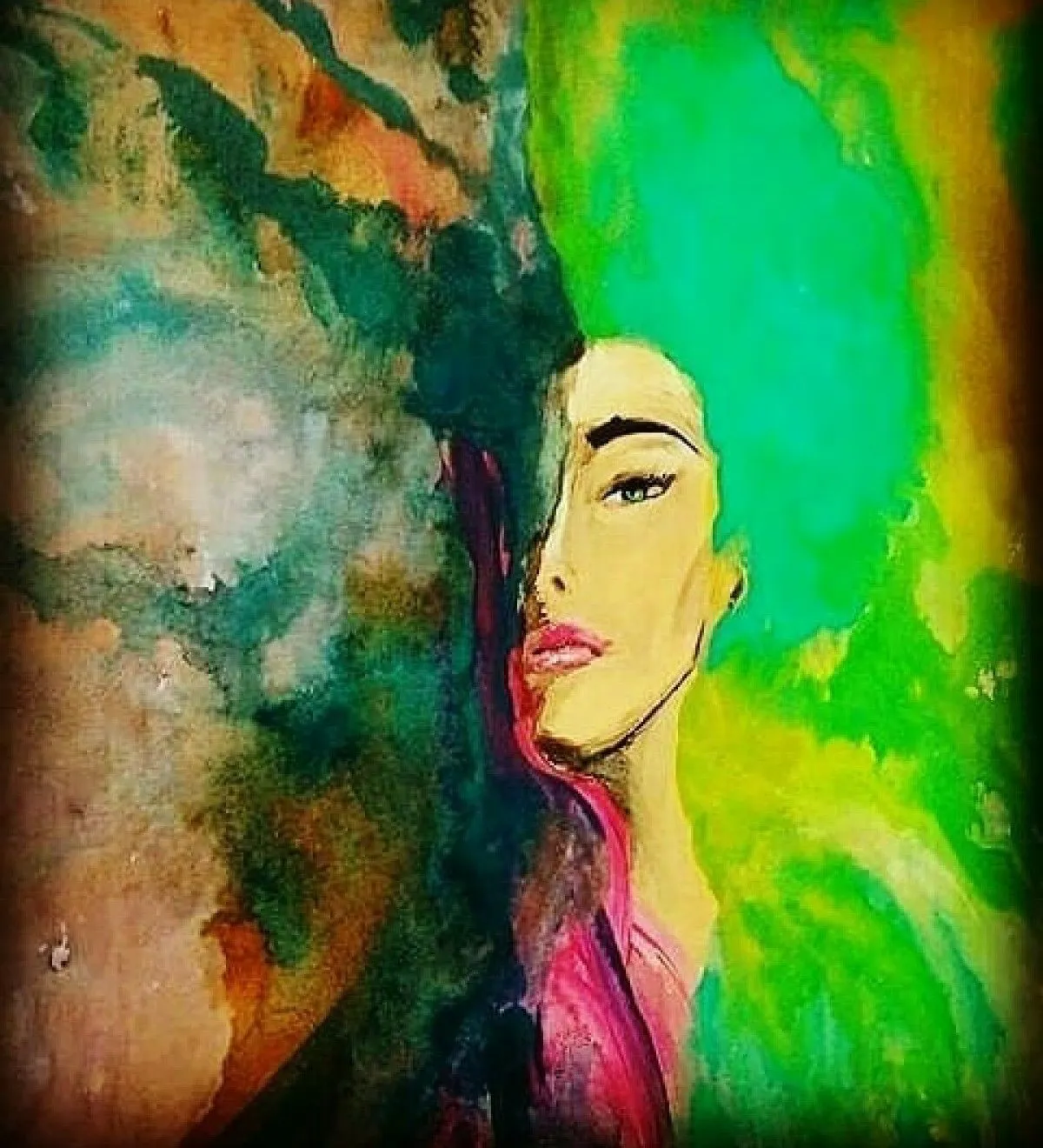 Green Woman, œuvre de Gaston Abregu