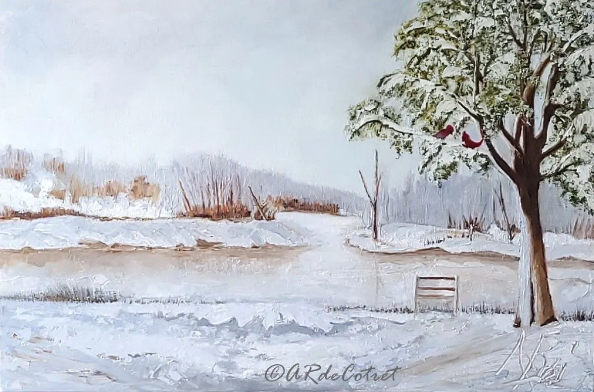 Douceur hivernale, artwork by Anne René de Cotret