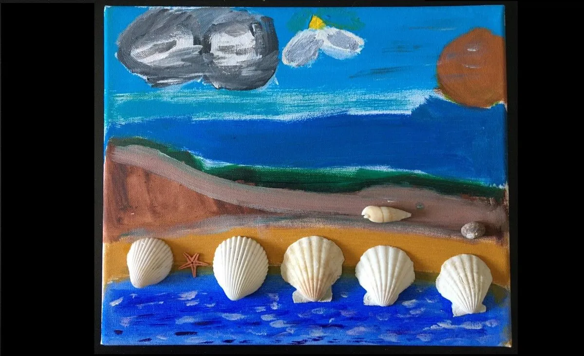 Beach Seane, artwork by Ann Marie Lynch