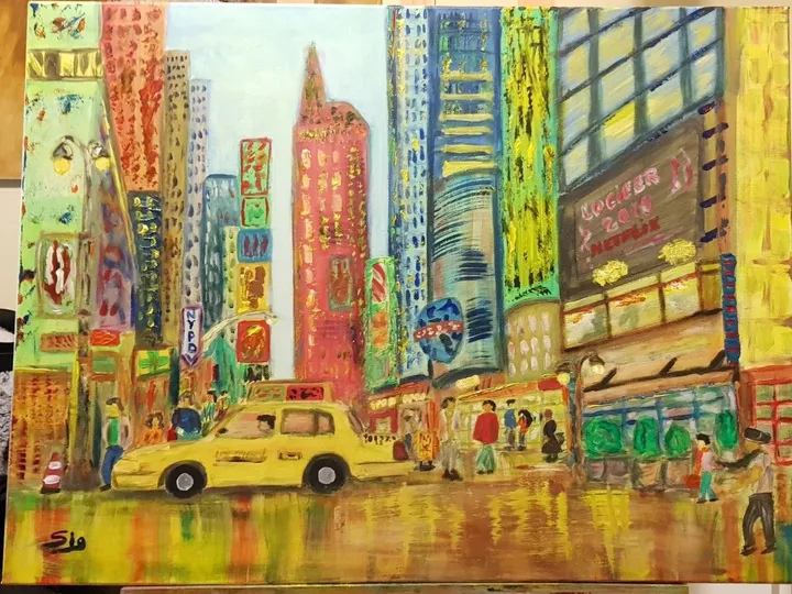 NYC, œuvre de Pascal Sig