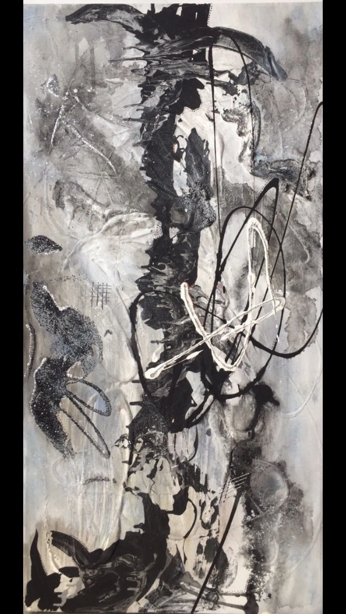 Black on black. *SOLD*, artwork by Kaygot Artiste-peintre