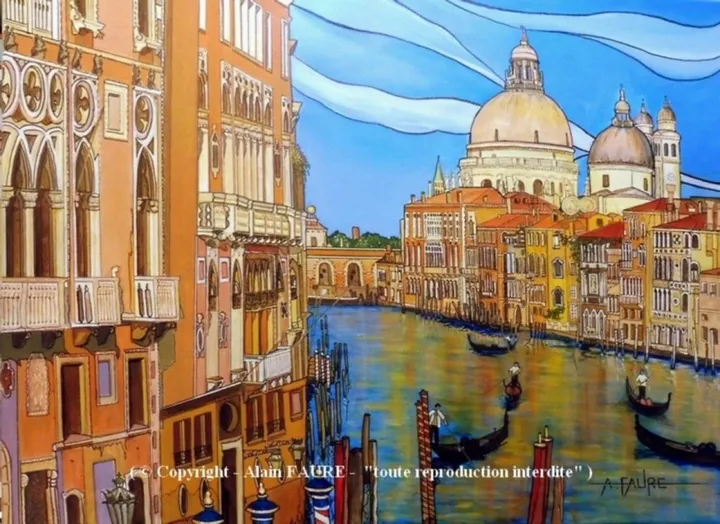 VENISE, œuvre de Alain FAURE