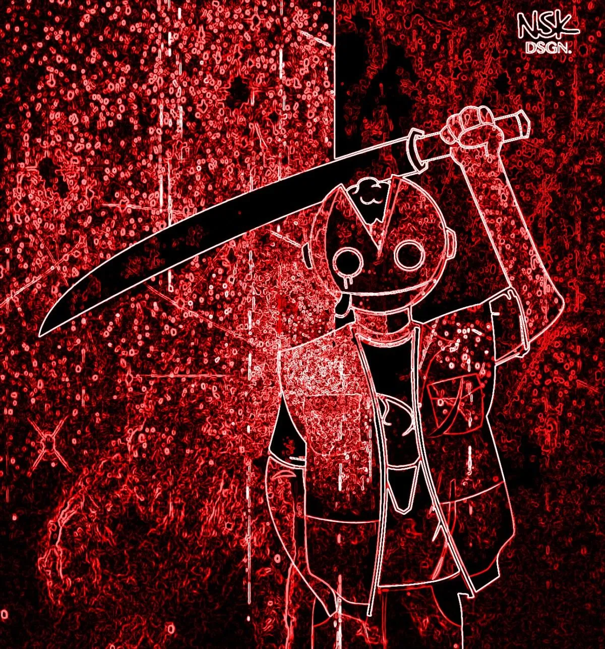 Samouraï Sauce, artwork by Nesk Week