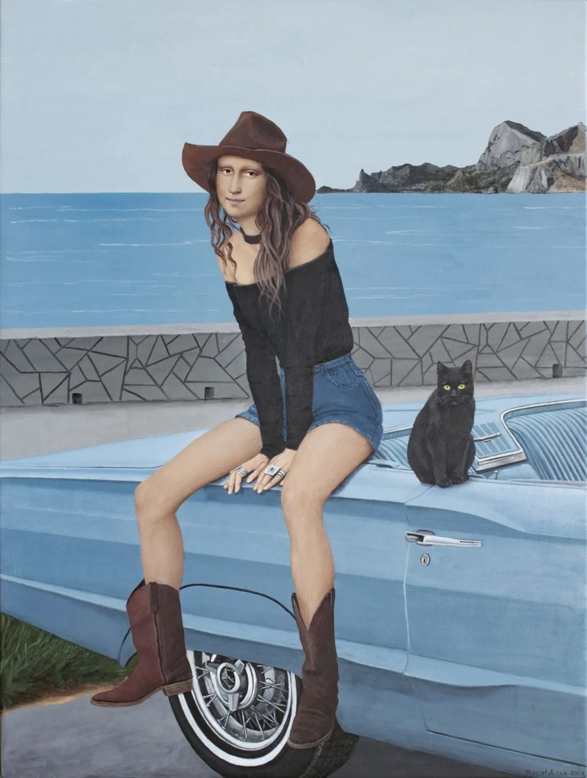 Convertible, artwork by Nataliya Bagatskaya