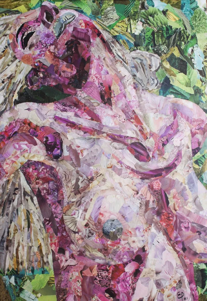 La femme sauvage, œuvre de Evelyne Placet