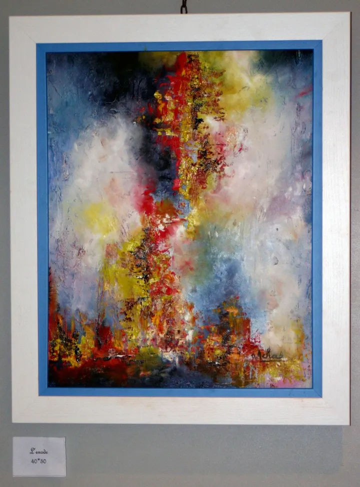 exode, œuvre de Ouiza ouiouiz bida