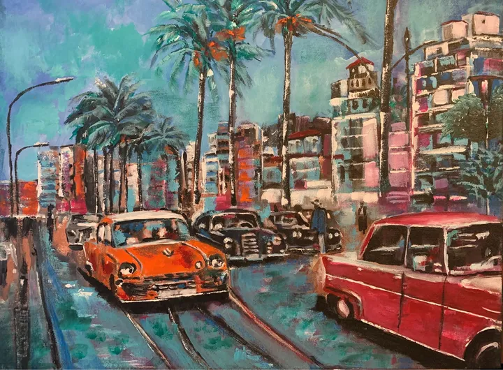 Old Beirut, artwork by Colette Acra