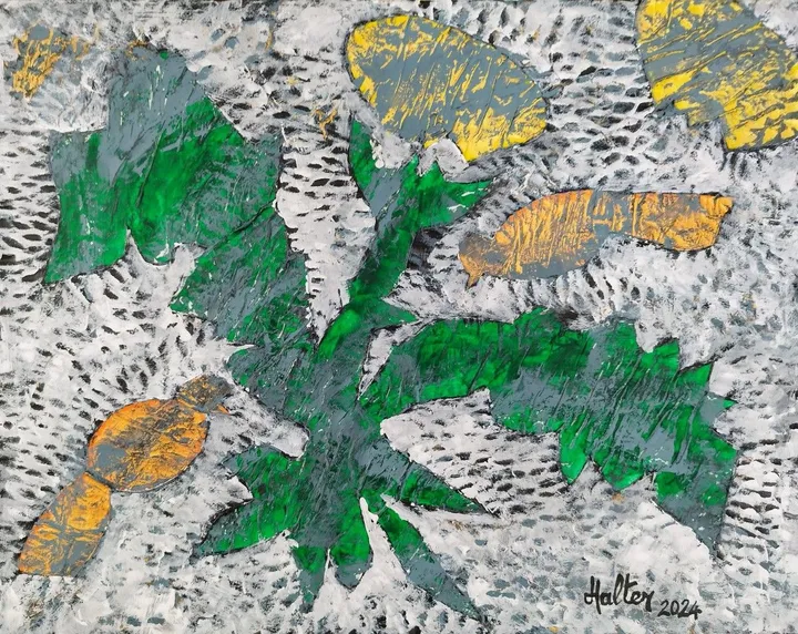 Chardon calque trois, artwork by Alain HALTER