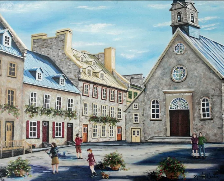 Place Royale, artwork by Michel Cantin