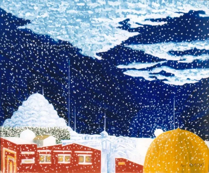 Neige sur Istanbul, artwork by marie momelat