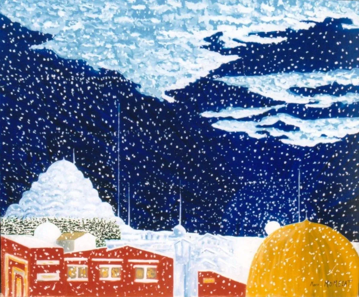 Neige sur Istanbul, artwork by marie momelat