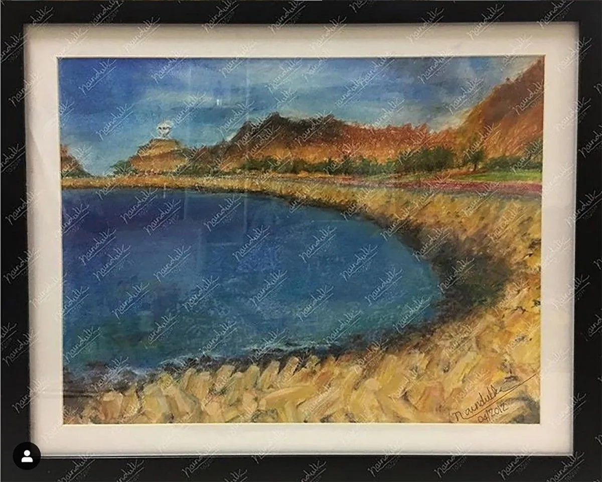 Muttrah Cornish - Muscat - Oman, artwork by Eng. Nutan Indulkar Ghag