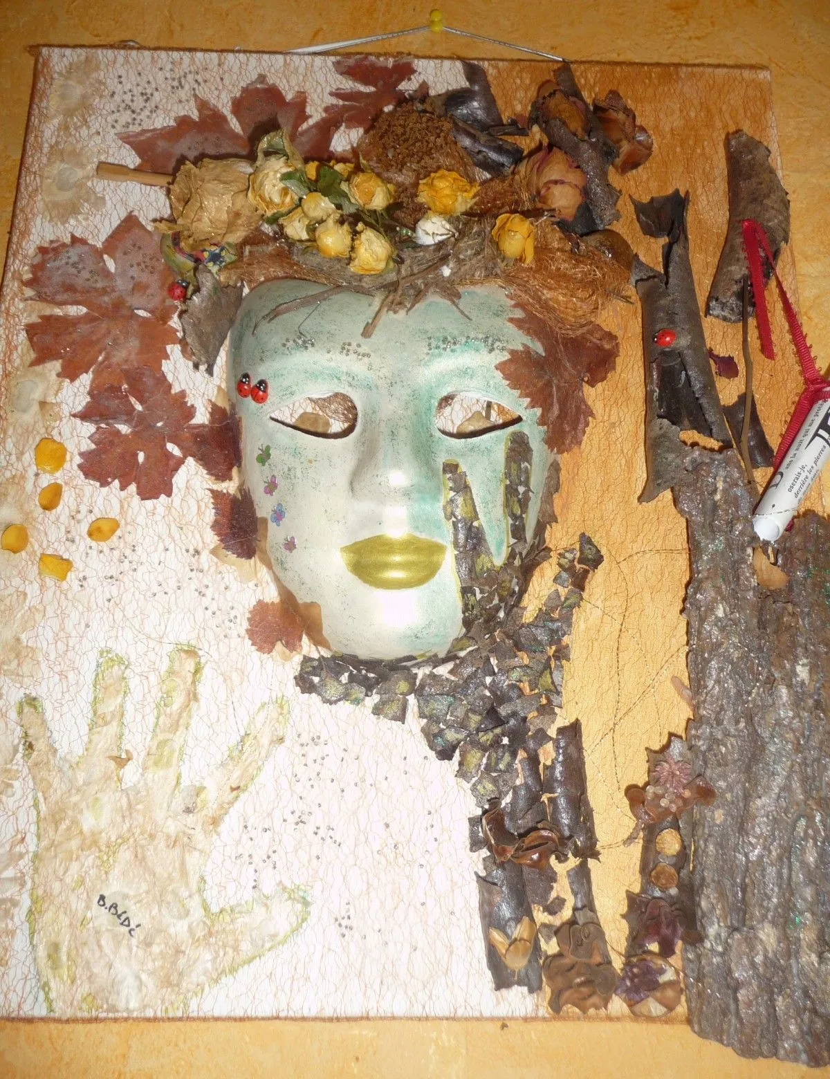l'homme et la nature, artwork by Bernadette BOissié-Dubus