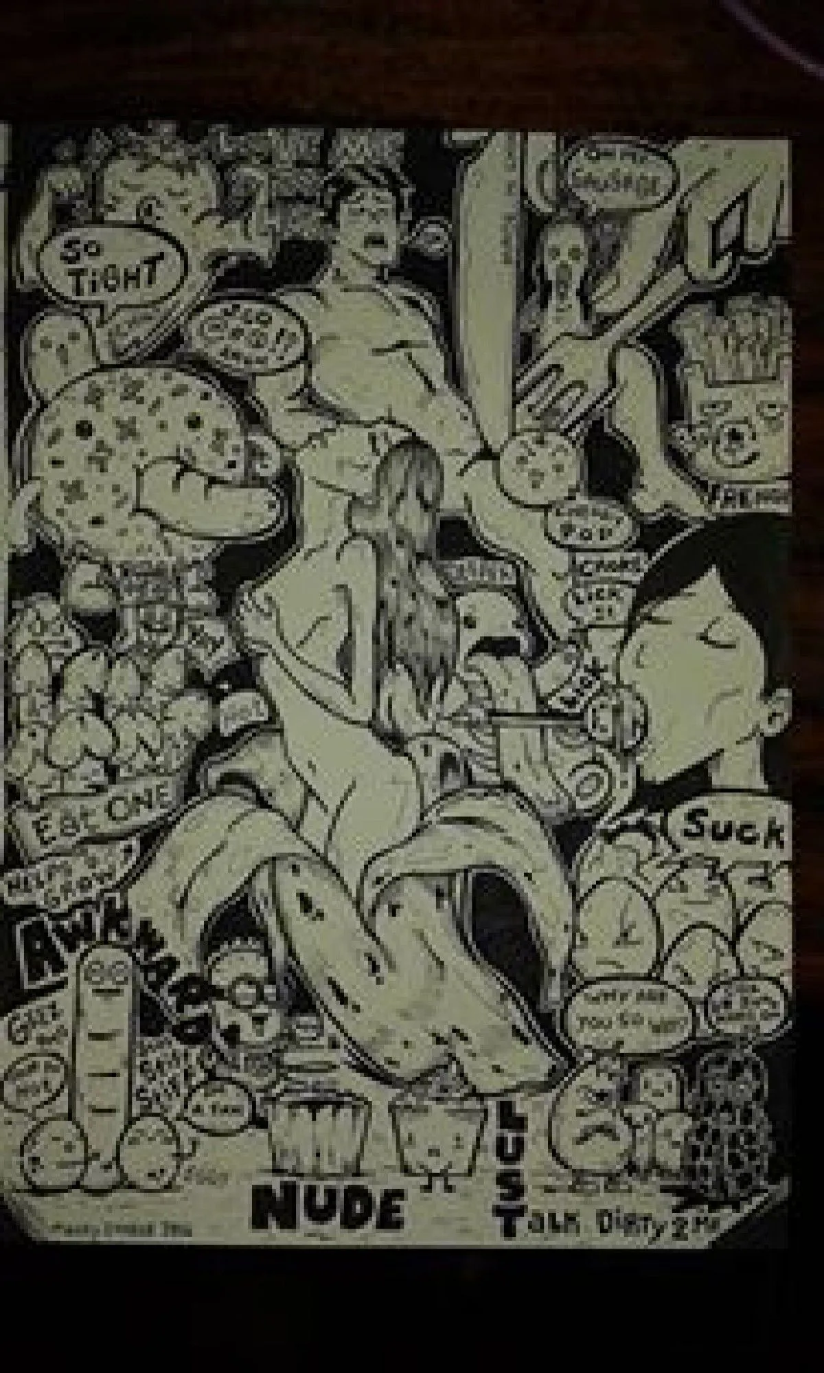 Food Porn, artwork by Macky Echaluce