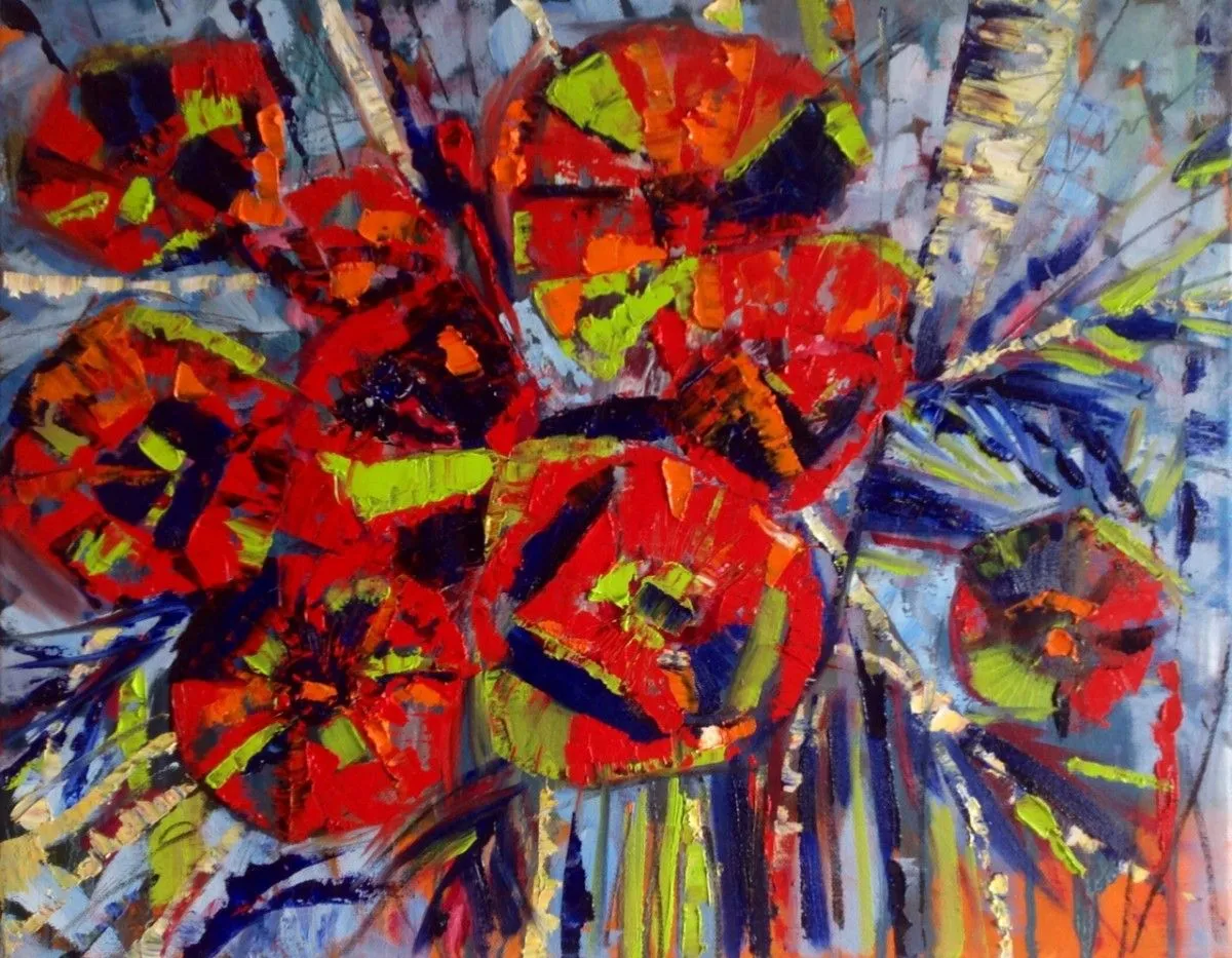 poppies deconstructed, œuvre de Olga Polstvin