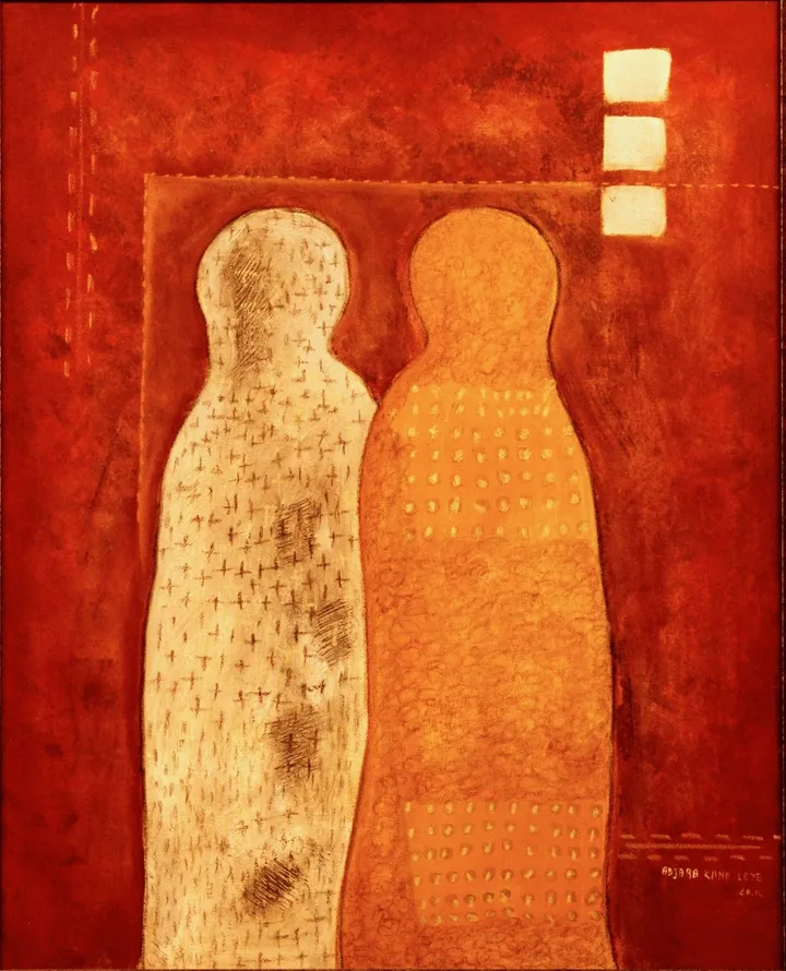Scarification 2, œuvre de Adjara Leye