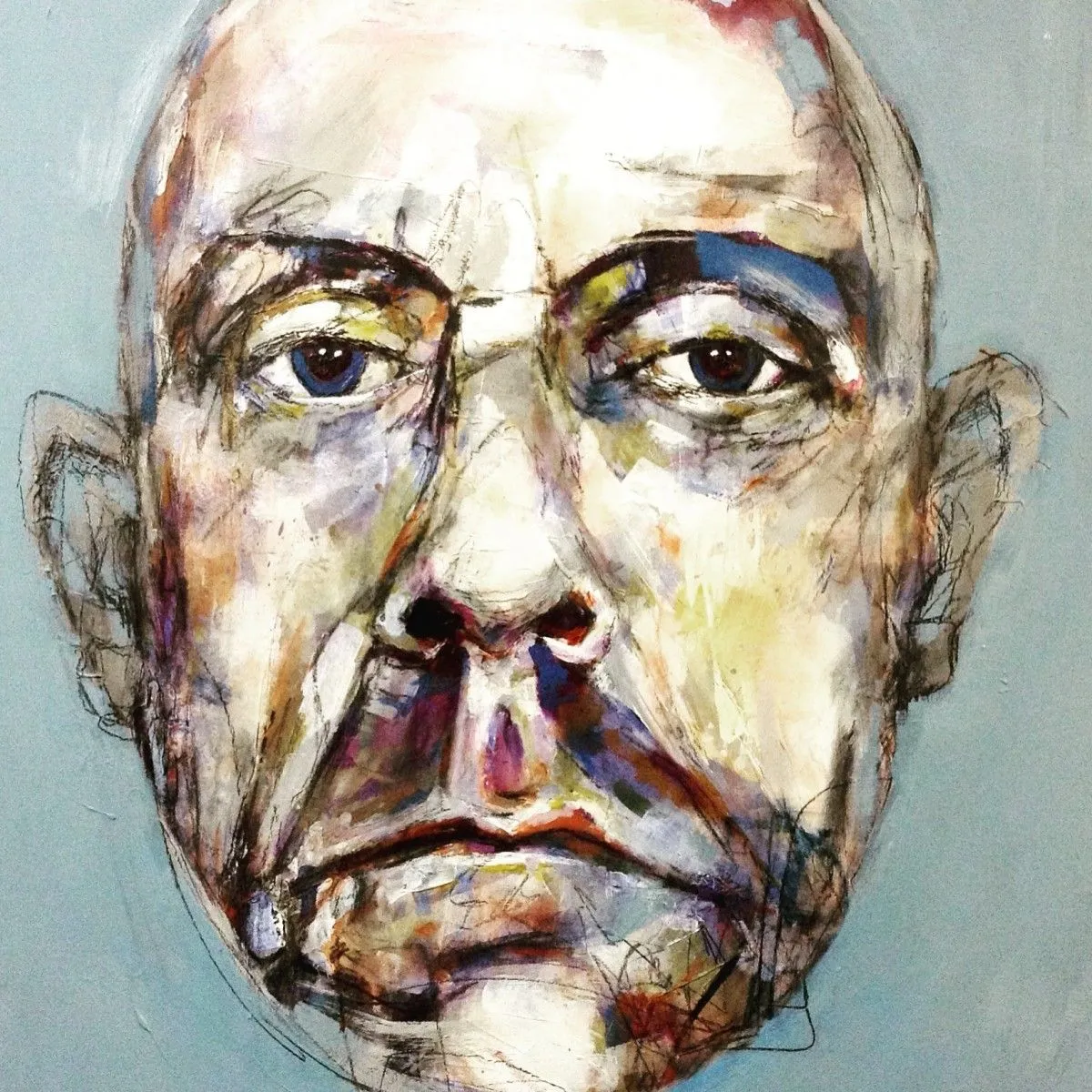 La tête dure, artwork by Michel Desroches