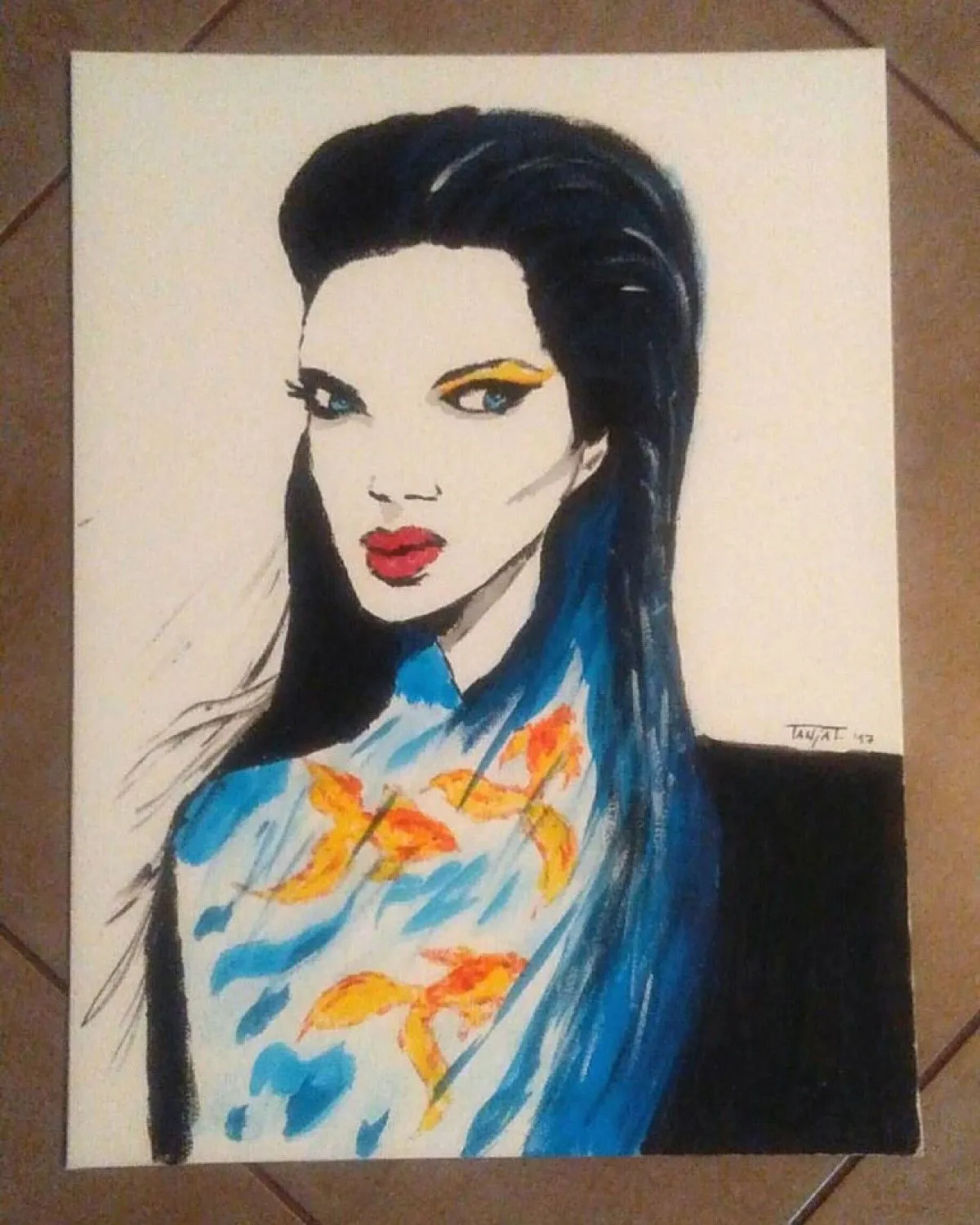 I`m a fish, artwork by Tanja Trajkova