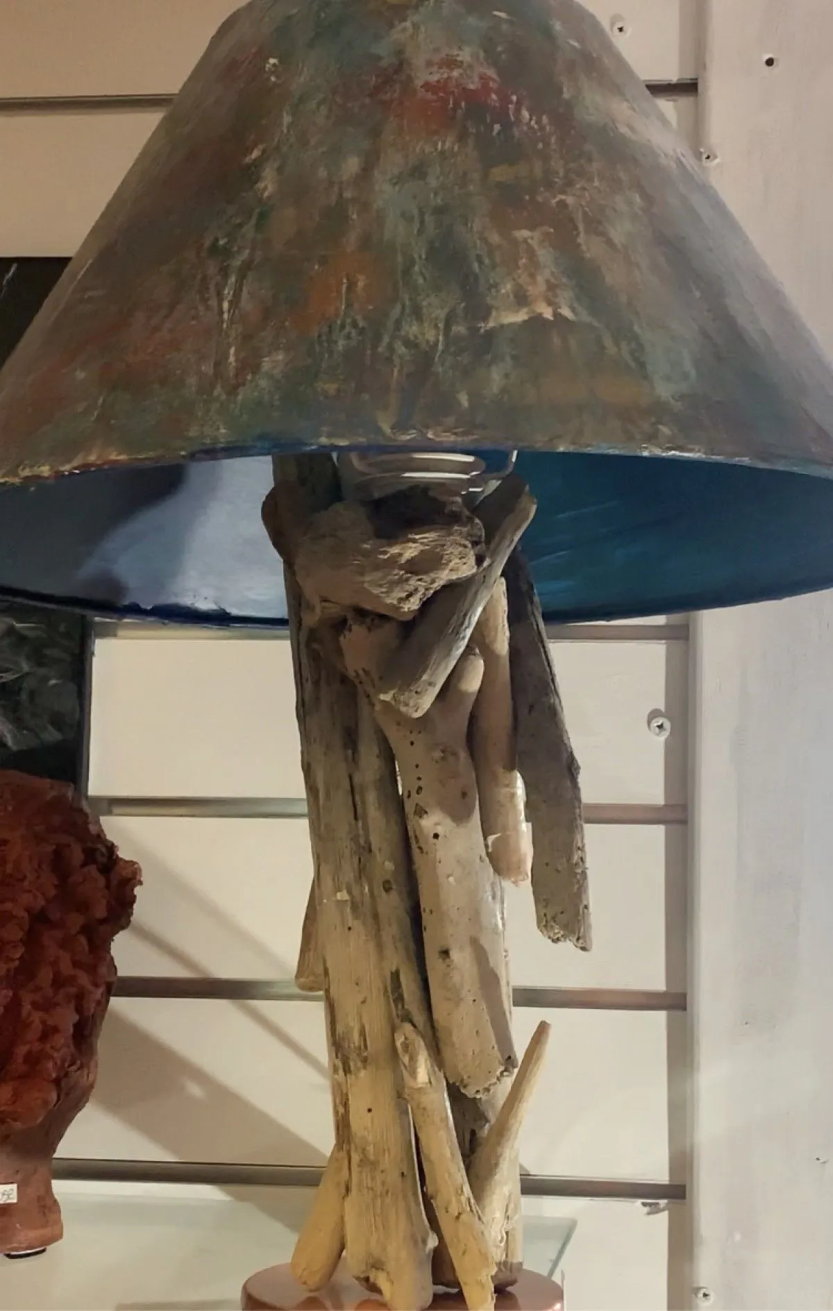 Lampe nature, œuvre de Anne cellier