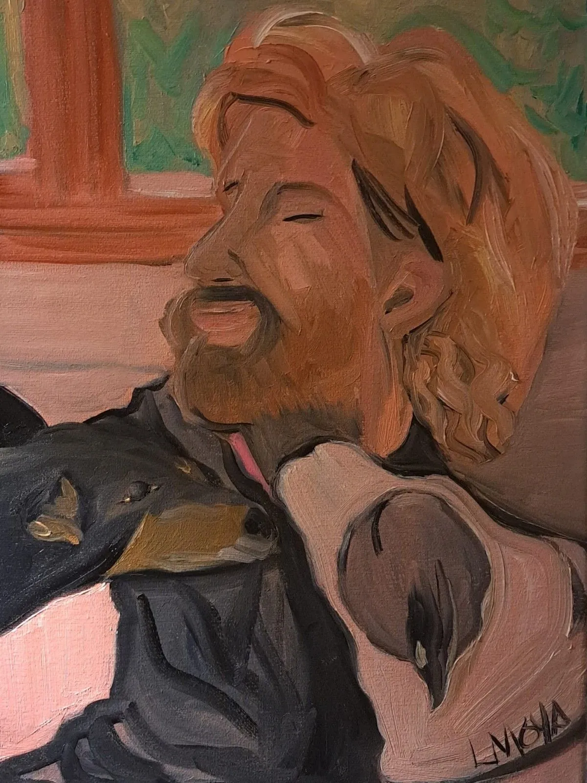 Sergio, œuvre de Ligia Moya