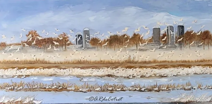 Dans le bas de la baie, artwork by Anne René de Cotret
