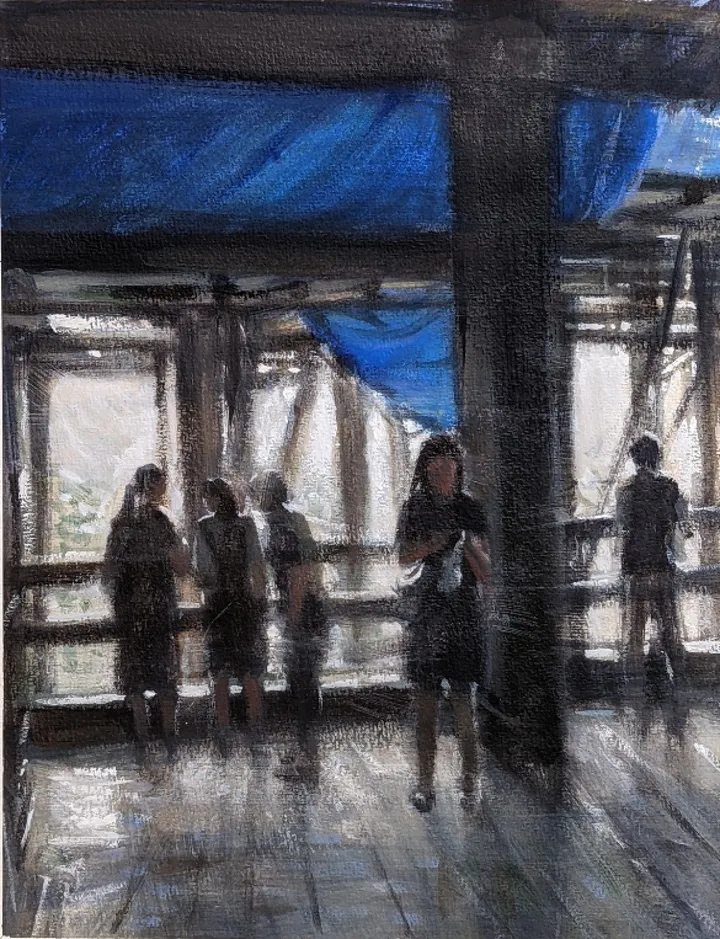 Kiyosuji Temple, artwork by Misure Nien