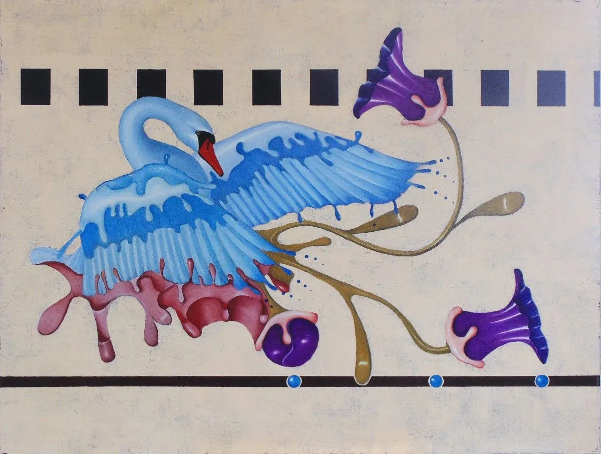 Dancing swan, œuvre de Marin Kushinski