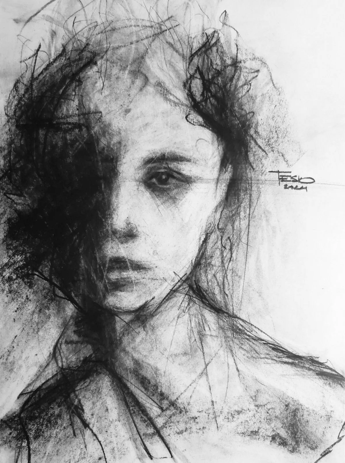 Ashes of Identity, artwork by Gabriel Tesio