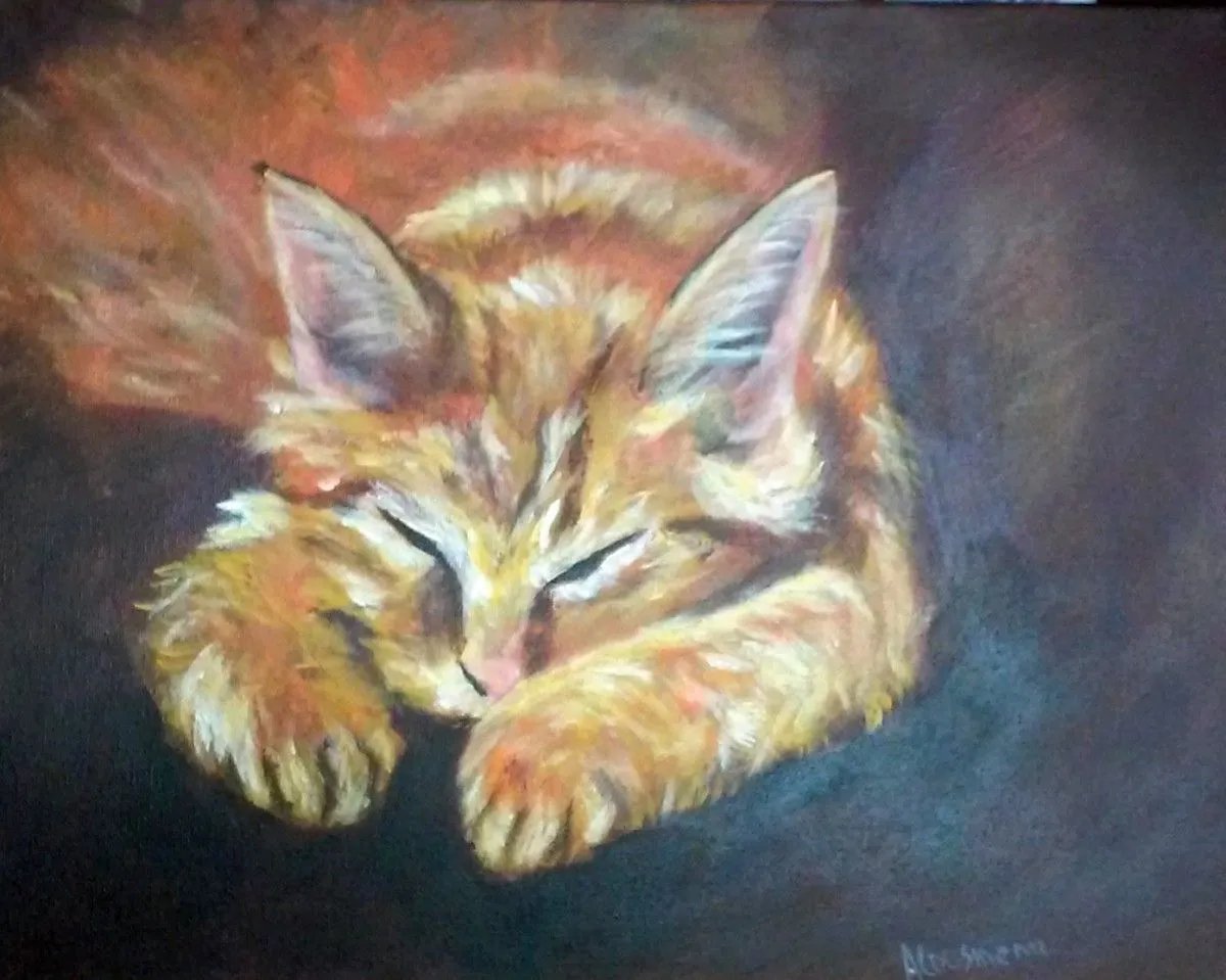 Sleepy Kitty, œuvre de A Cousineau