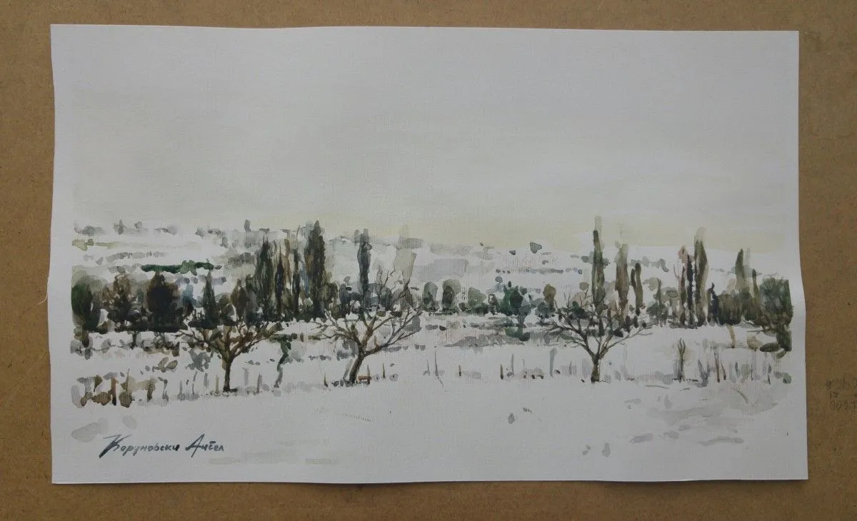 Near to the Veles, artwork by Angel Korunovski