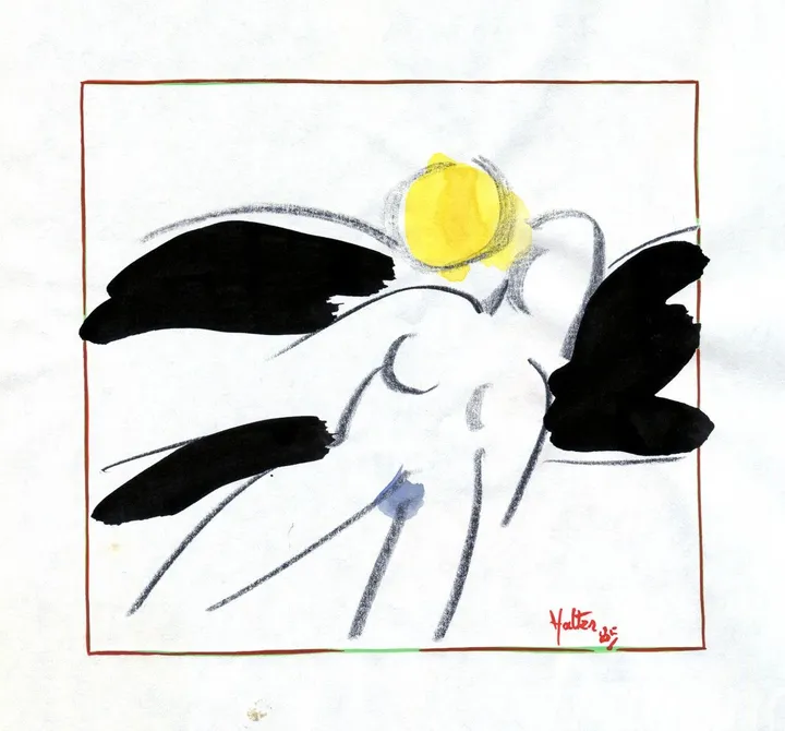 Nu femme 1, œuvre de Alain HALTER