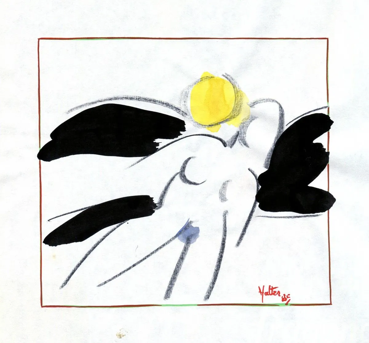 Nu femme 1, œuvre de Alain HALTER