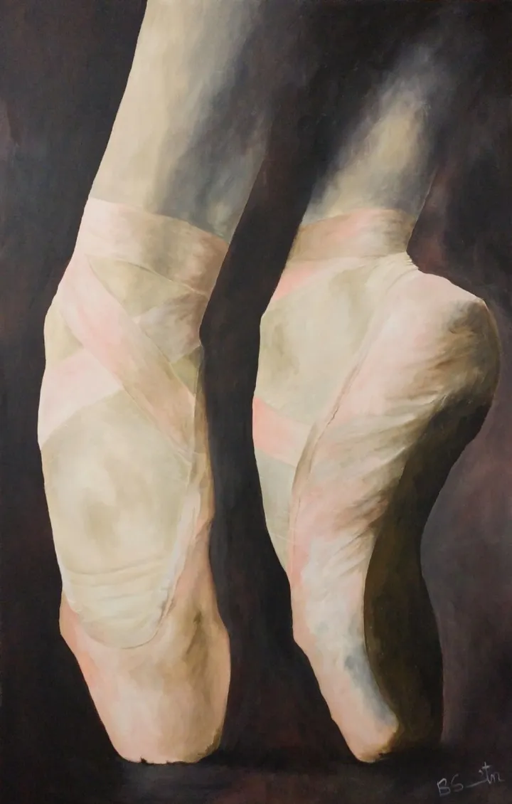 Ballet Shoes 1, œuvre de Beverley Smith Martin