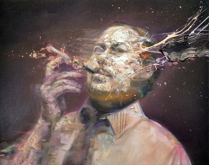 Tennessee Williams, artwork by Mathieu Laca