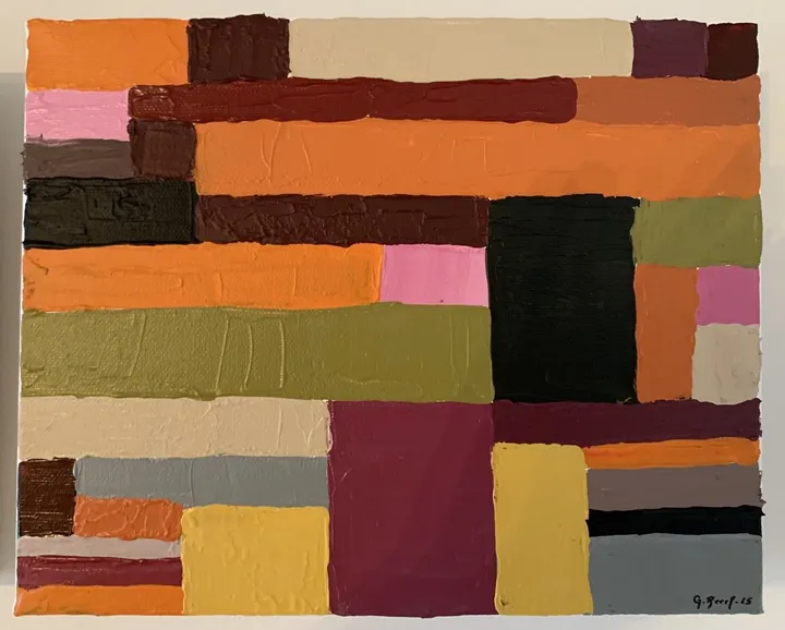 La chambre orange, artwork by guenael revel