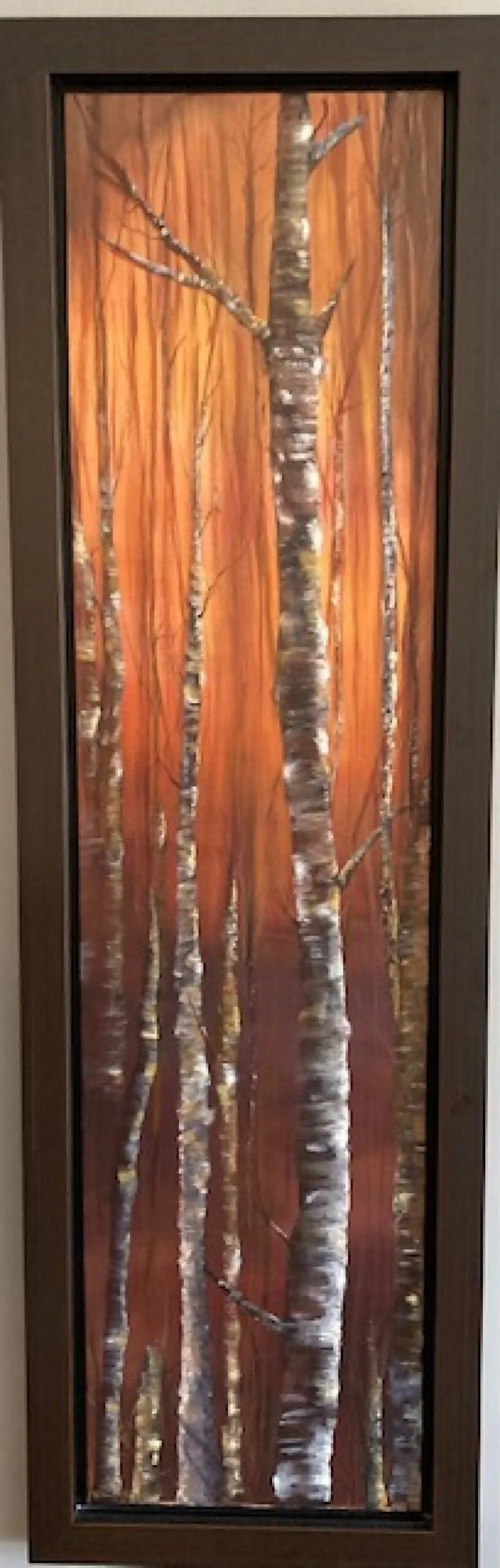 bouleaux, œuvre de Danielle Quevillon