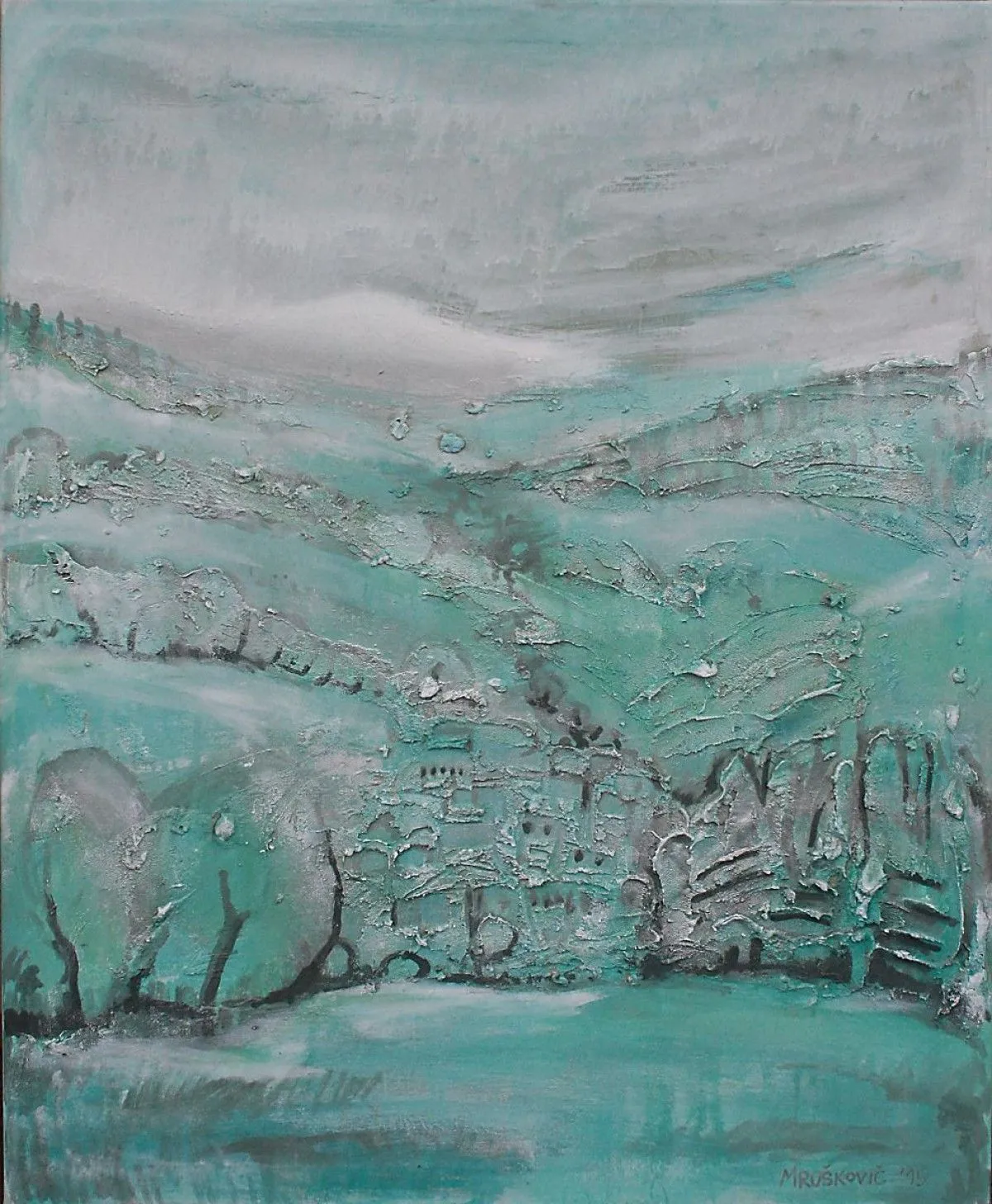 The Hamlet in the Valley, œuvre de Viliam Mruskovic