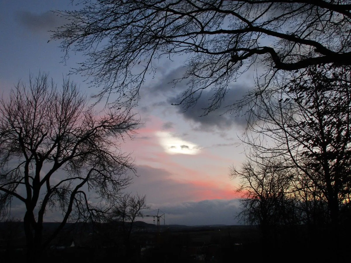 Sunset with white Cloud, œuvre de Agnes Fodor