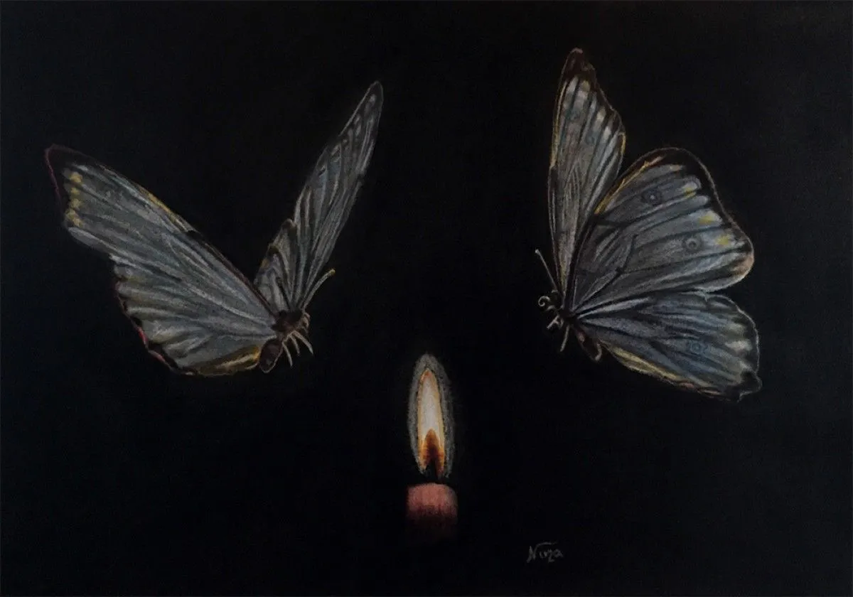 Rencontre d'âmes, artwork by Nina (Nadine Pillet)